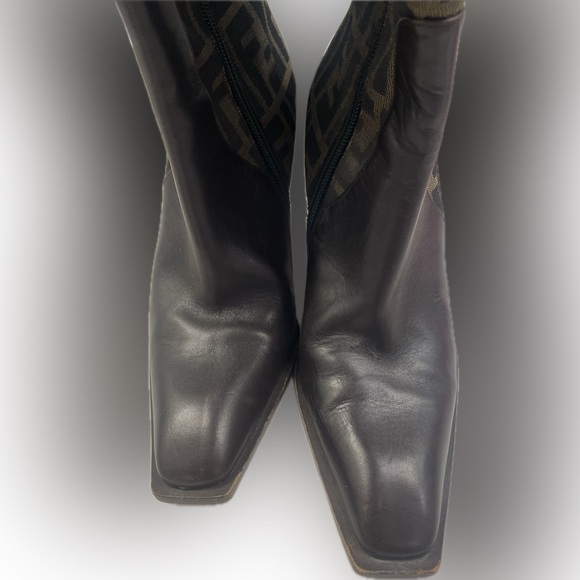 Fendi Zucca Vintage Boots - Picture 4 of 8